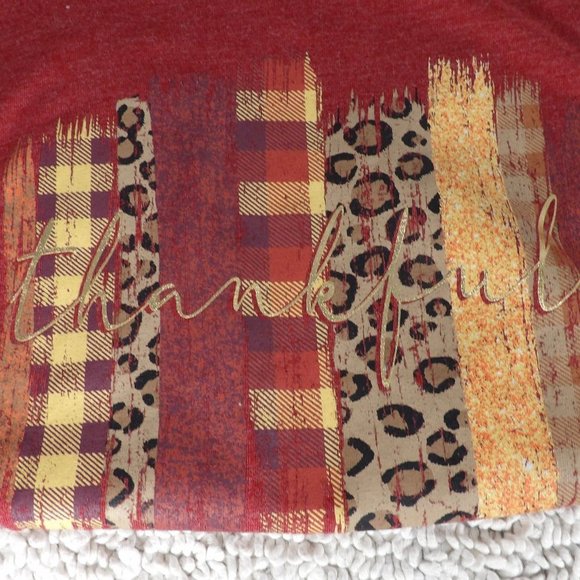 State of Mine  Long Sleeve Shirt, " Thankful"  Size L - Picture 6 of 6